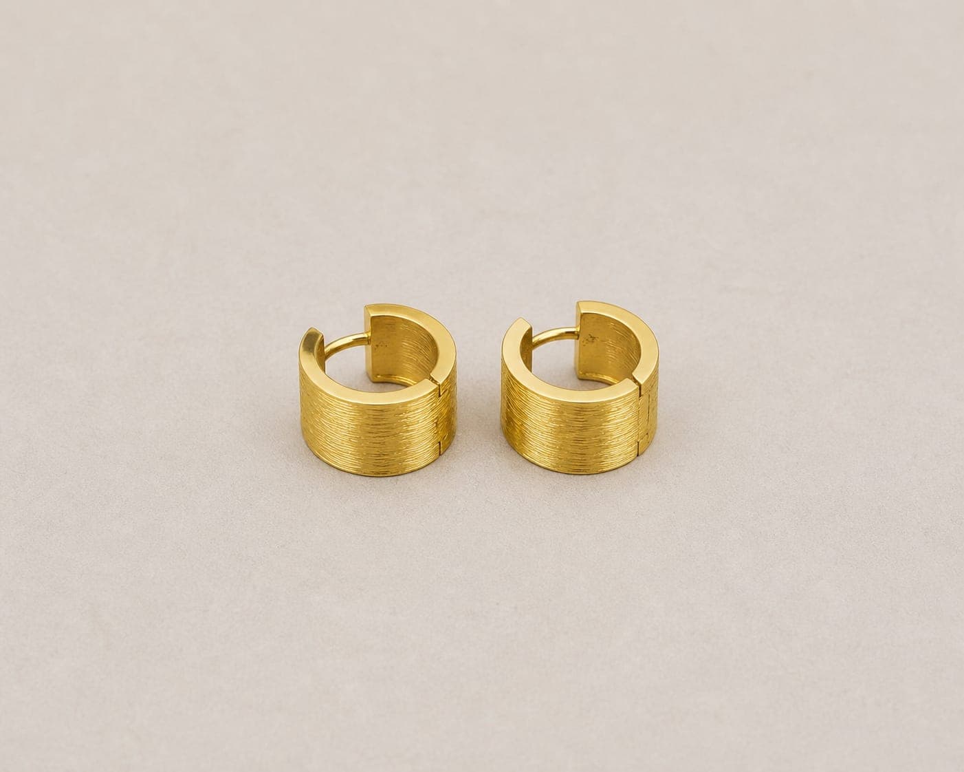 Minimalist Gold Huggie Earrings