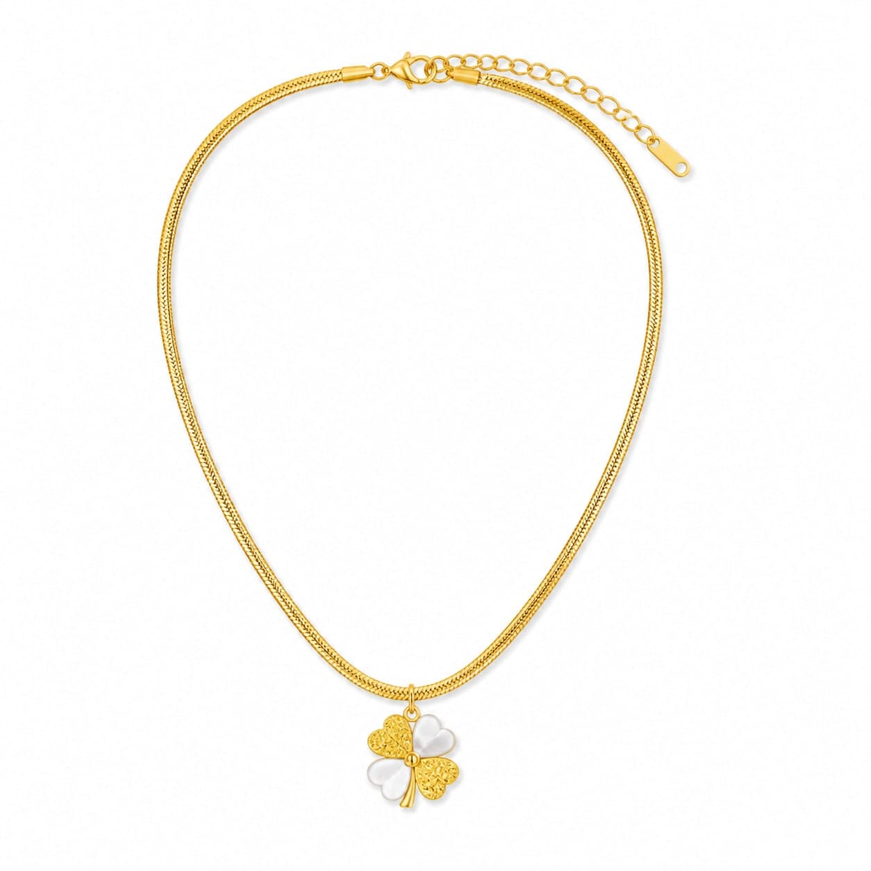 Gold Clover Necklace